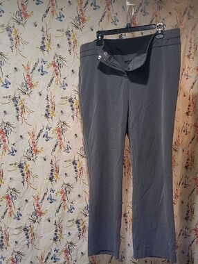 Maurices Charcoal Straight-Leg Trousers